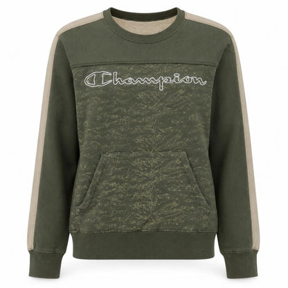 Womens UK Size L Champion Green Pullover Sweatshirt