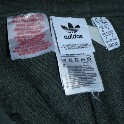 Adidas Boys Green Athletic Shorts Size 14 Years Regular Fit Activewear