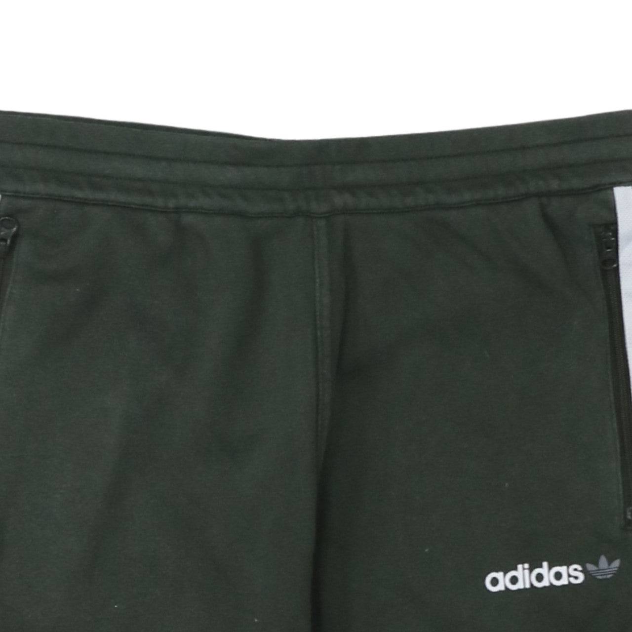 Adidas Boys Green Athletic Shorts Size 14 Years Regular Fit Activewear