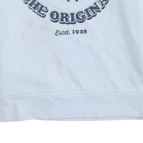 Womens UK Size 2XS Disney White Pullover Sweatshirt
