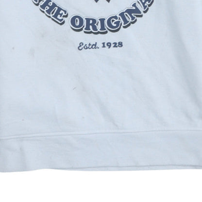 Womens UK Size 2XS Disney White Pullover Sweatshirt