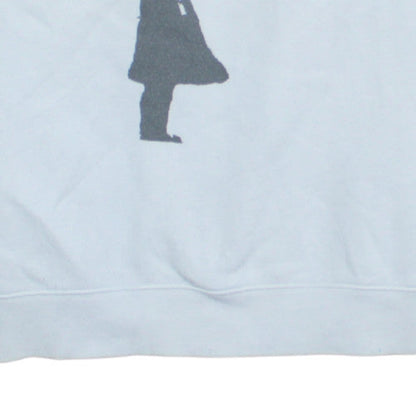 Womens UK Size S Russell White Pullover Sweatshirt
