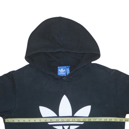 Mens UK Size M adidas Black Pullover Hoodie