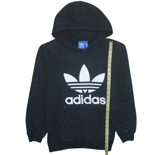 Mens UK Size M adidas Black Pullover Hoodie