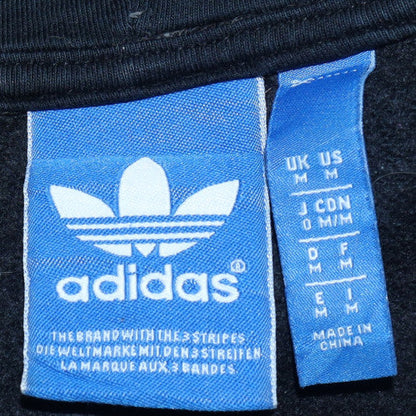 Mens UK Size M adidas Black Pullover Hoodie