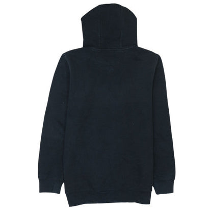 Adidas Boys Black 15-16 Years Pullover Hoodie Sport Essentials Lined Graphic Print