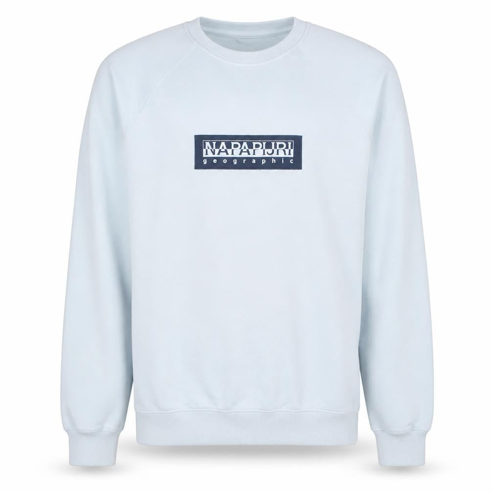 Mens UK Size S Napapijri White Pullover Sweatshirt