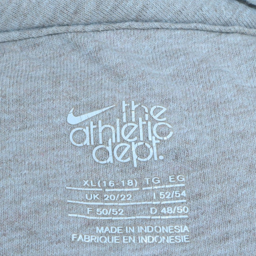 Womens UK Size XL Nike White Pullover Hoodie