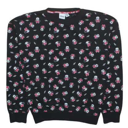 Womens UK Size M Disney Black Pullover Sweatshirt