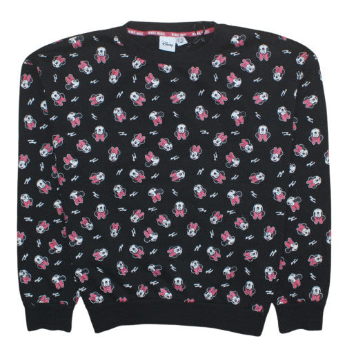 Womens UK Size M Disney Black Pullover Sweatshirt