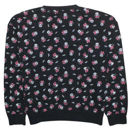 Womens UK Size M Disney Black Pullover Sweatshirt