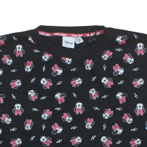 Womens UK Size M Disney Black Pullover Sweatshirt