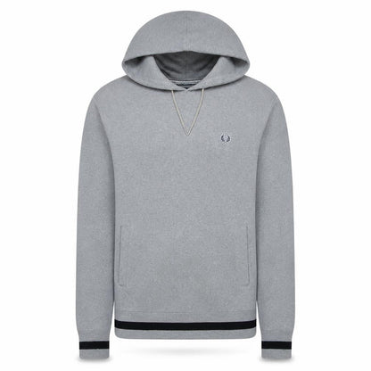 Mens UK Size S Fred Perry Grey Pullover Hoodie