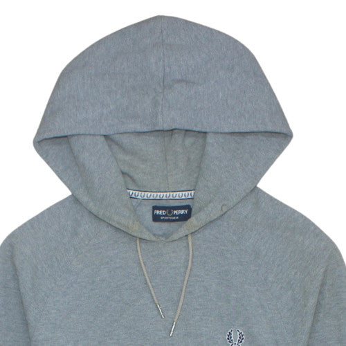 Mens UK Size S Fred Perry Grey Pullover Hoodie