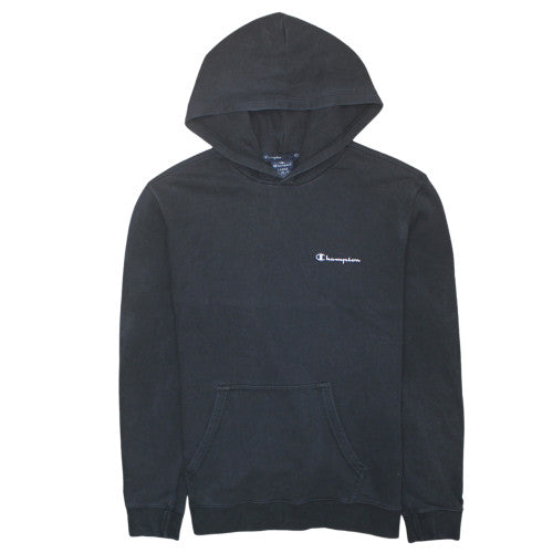 Mens UK Size L Champion Black Pullover Hoodie