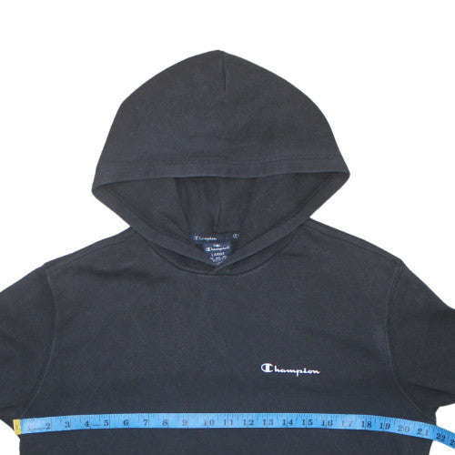 Mens UK Size L Champion Black Pullover Hoodie