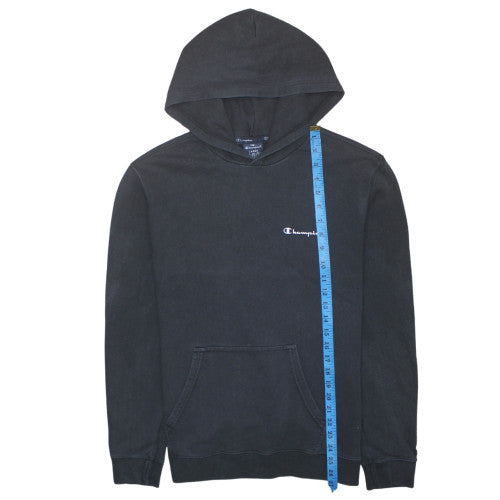 Mens UK Size L Champion Black Pullover Hoodie