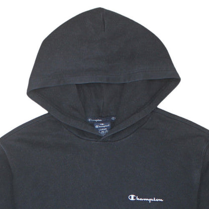 Mens UK Size L Champion Black Pullover Hoodie