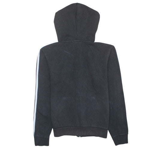 Womens UK Size S adidas Black Full Zip Hoodie
