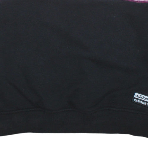 Womens UK Size 8 adidas Black Pullover Sweatshirt