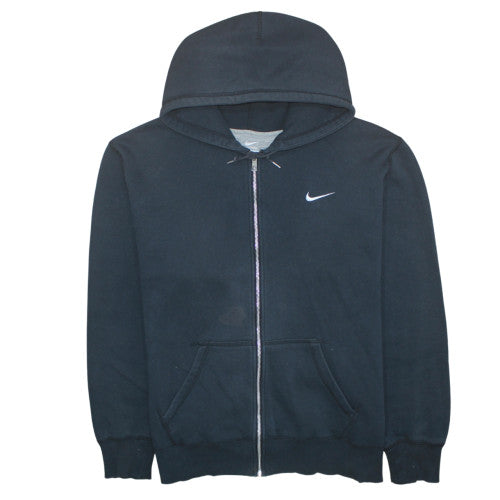 Mens UK Size 2XL Nike Black Full Zip Hoodie