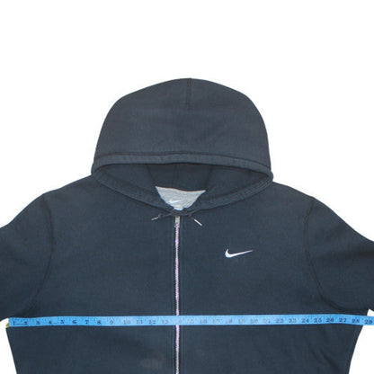 Mens UK Size 2XL Nike Black Full Zip Hoodie