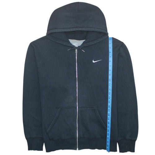 Mens UK Size 2XL Nike Black Full Zip Hoodie