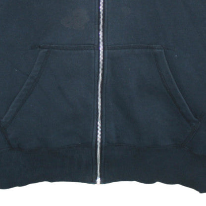Mens UK Size 2XL Nike Black Full Zip Hoodie