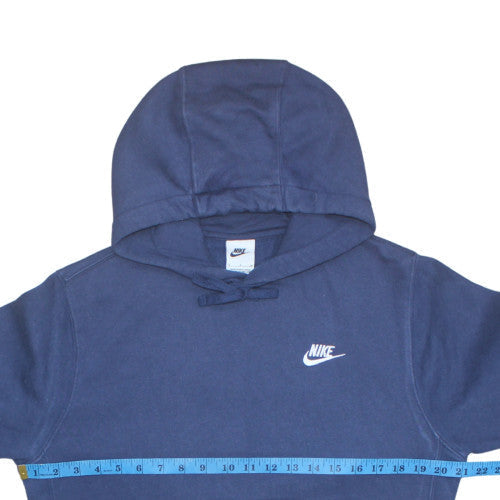 Mens UK Size S Nike Blue Pullover Hoodie