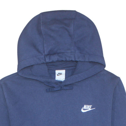 Mens UK Size S Nike Blue Pullover Hoodie