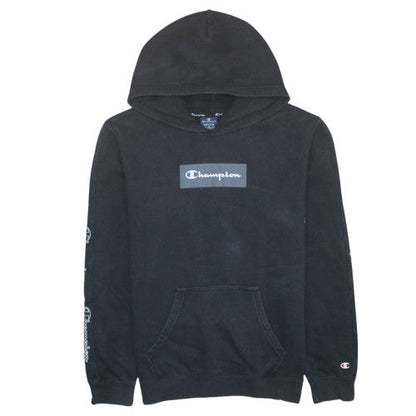 Mens UK Size M Champion Black Pullover Hoodie