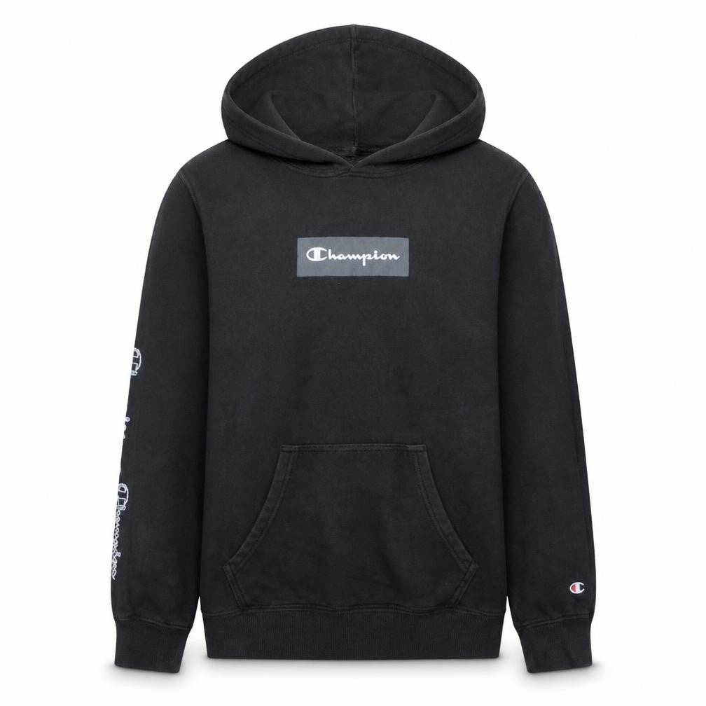 Mens UK Size M Champion Black Pullover Hoodie