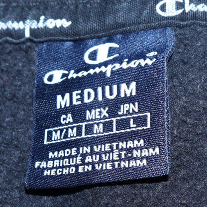 Mens UK Size M Champion Black Pullover Hoodie