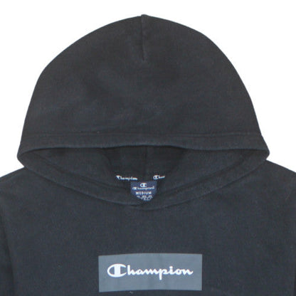 Mens UK Size M Champion Black Pullover Hoodie