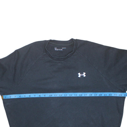 Mens UK Size L Under armour Black Pullover Sweatshirt