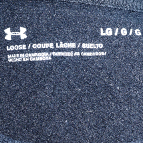 Mens UK Size L Under armour Black Pullover Sweatshirt