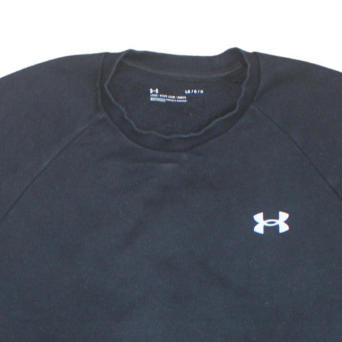 Mens UK Size L Under armour Black Pullover Sweatshirt