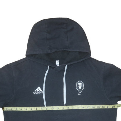 Mens UK Size M adidas Black Pullover Hoodie