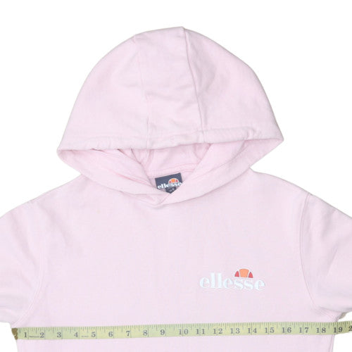 Womens UK Size 8 ellesse Pink Pullover Hoodie