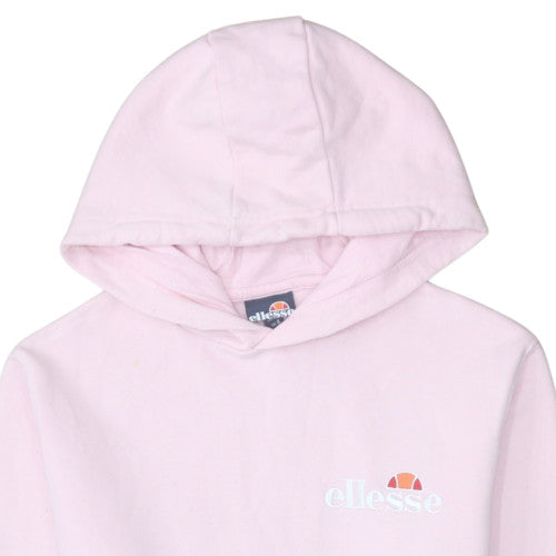 Womens UK Size 8 ellesse Pink Pullover Hoodie