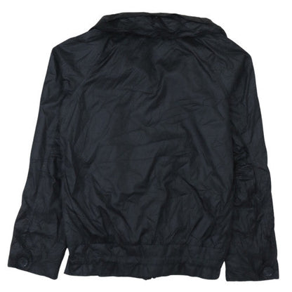 Puma Men's Black Bomber Jacket Size S Lightweight Polyester