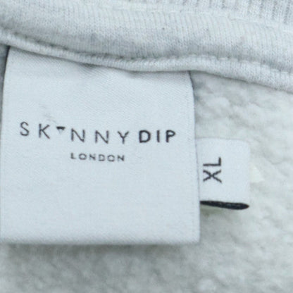 Womens UK Size XL Skinnydip London Grey Pullover Sweatshirt