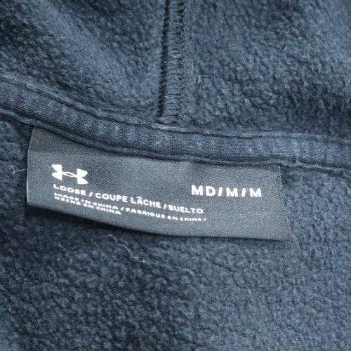 Mens UK Size M Under armour Blue Full Zip Hoodie