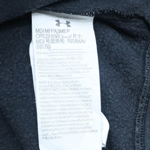 Mens UK Size M Under armour Blue Full Zip Hoodie