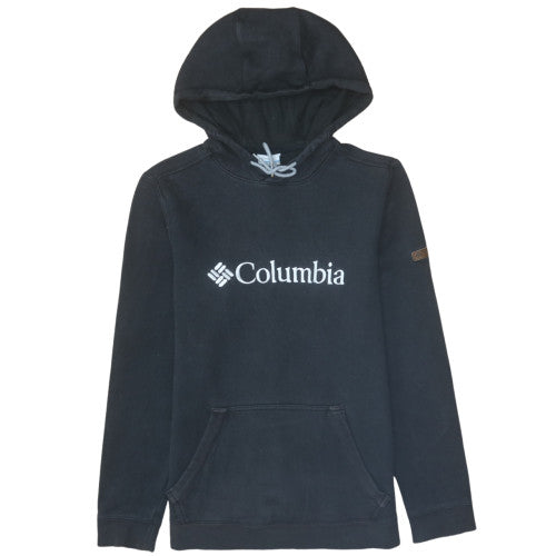 Mens UK Size M Columbia Black Pullover Hoodie