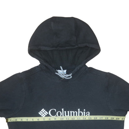 Mens UK Size M Columbia Black Pullover Hoodie