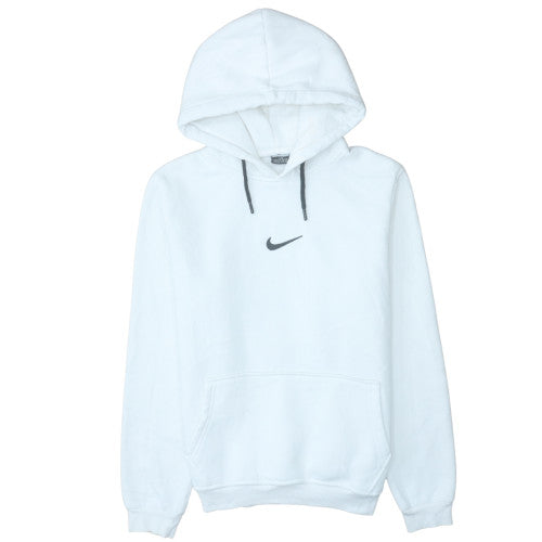 Mens UK Size M Nike White Pullover Hoodie