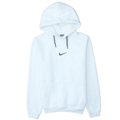 Mens UK Size M Nike White Pullover Hoodie