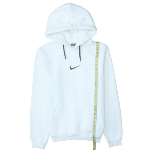 Mens UK Size M Nike White Pullover Hoodie