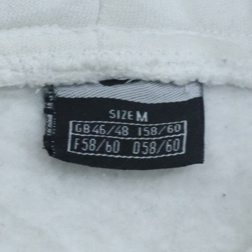 Mens UK Size M Nike White Pullover Hoodie